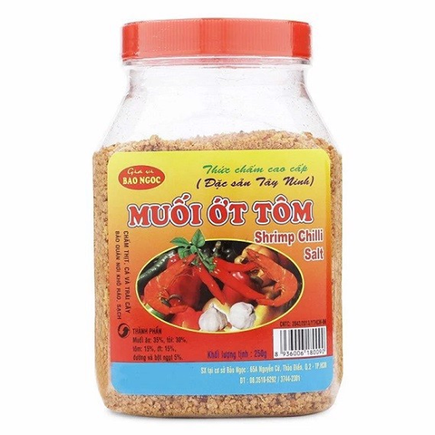 Muối Ớt Tôm Bảo Ngọc lọ 250g BAO NGOC Shrimp Chilli Salt 辣蝦鹽粉 250g