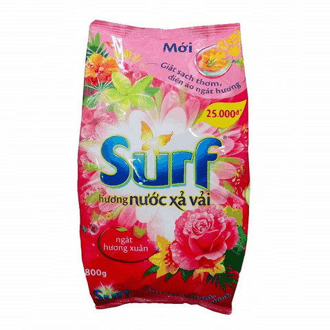 Bột Giặt Surf hương nước xả vải 800g SURF Detergent 洗衣粉-粉 800g