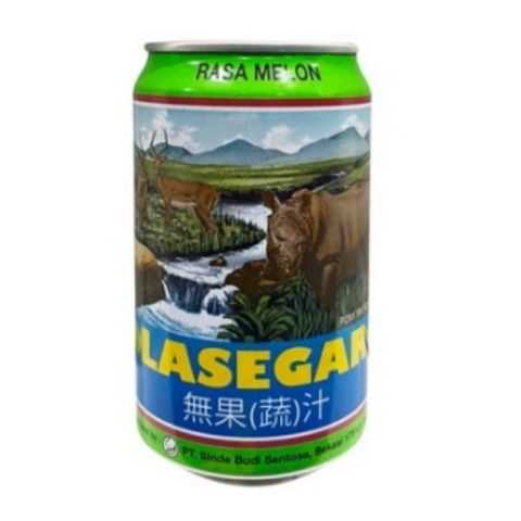 Nước ngọt vị dưa lưới Lasegar lon 320ml LASEGAR Melon 哈密瓜風味飲料 320ml