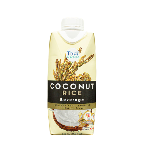 Nước Sữa Dừa Thaicoco vị gạo hộp 330ml THAICOCO Coconut Milk Rice 無麩質椰奶糙米 330ml