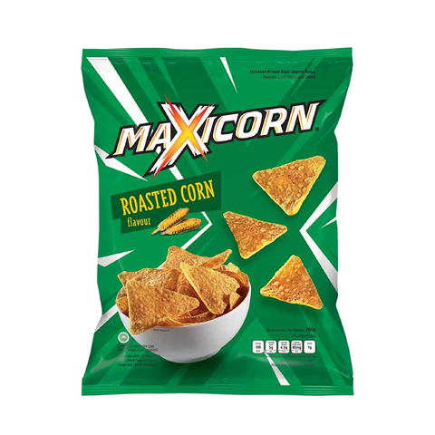 Snack vị ngô nướng Maxicorn gói 160g MAXICORN Roasted Corn 燒烤玉米脆片 160g