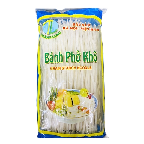 Bánh phở khô Thăng Long gói 500g THANG LONG Banh Pho Kho昇龍澱粉條500g