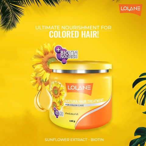 Kem ủ tóc Lolane cho tóc nhuộm hũ 100g LOLANE Natura Hair Treatment 護色護髮霜 100G