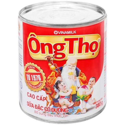 Sữa Đặc Vinamilk Ông Thọ Đỏ lon 380g VINAMILK Ong Tho 煉乳-紅 380g