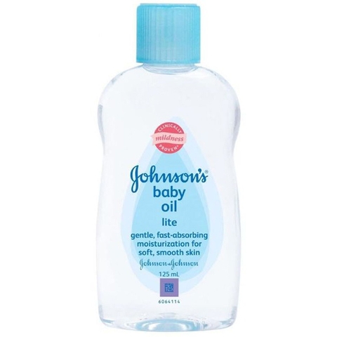 Dầu Massage Trẻ Em Johnson'S chai 120ml JOHNSON'S Lite Baby Oil 嬰兒油 125ml