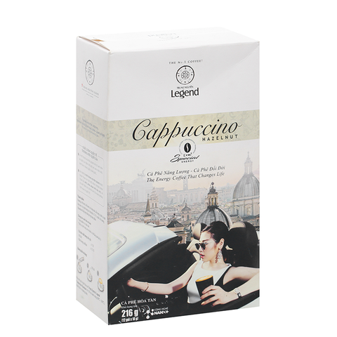 Cà Phê Cappucino Hazelnut G7 Legend hộp 12 gói x 18g LEGEND Cappucino Hazelnut 榛果卡布奇諾 12*18g