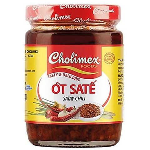 Ớt Sa Tế Cholimex hộp 150g CHOLIMEX Ot Sate Satay Chili 沙爹辣醬 150g