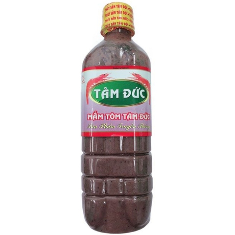 Mắm Tôm Tâm Đức chai 550g TAM DUC Saos Terasi Big 越南蝦醬-大 550g