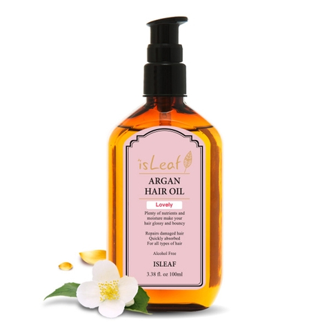 Dầu Dưỡng Tóc Isleaf Argan Hair Oil Lovely chai 100ml ISLEAF Lovely 香氛順盈護髮油-茉氣十足 100ml