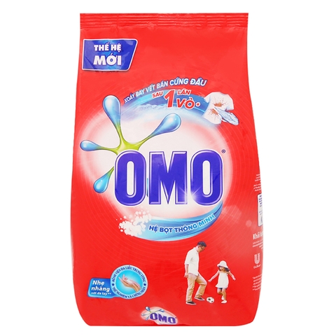 Bột Giặt Tay OMO Hệ Bọt Thông Minh túi 800g OMO Detergent Xoay Bay 洗衣粉-紅 800g