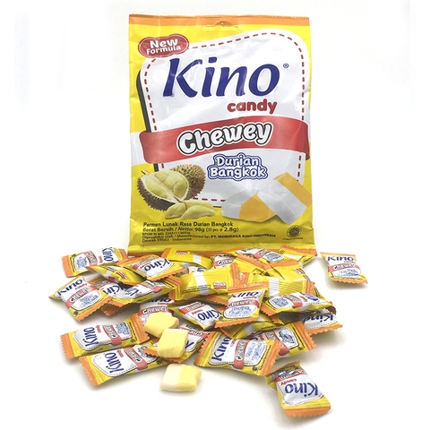 Kẹo Sầu Riêng KINO gói 125g KINO Permen Durian 榴槤軟糖 125g