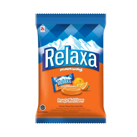 Kẹo cam bạc hà Relaxa gói 135g RELAXA Orange Mint 香橙薄荷糖果 135g