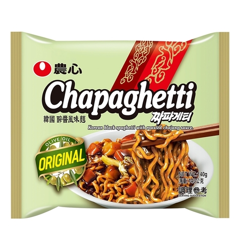Mì Trộn Tương Đen Hàn Quốc Nongshim Chapagetti gói 140g NONGSHIM Chapagetti 農心韓國醡醬風味麵 140g
