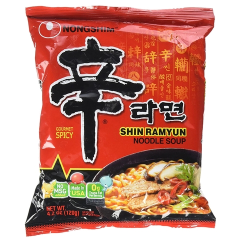 Mì Cay Hàn Quốc Nongshim Shin Ramyun gói 120g NONGSHIM Shin Ramyun 農心辛拉麵 120g