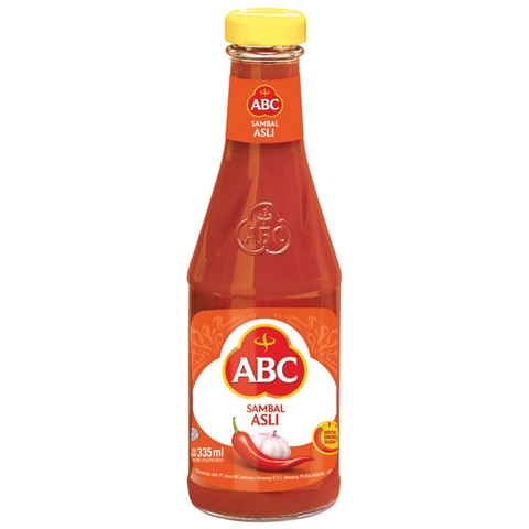 Tương ớt ABC chai 340ml ABC Sambal Asli 辣椒醬 335ml