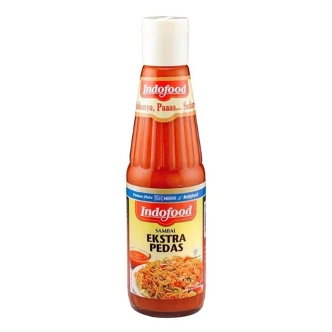 Tương ớt Siêu Cay Indofood Ekstra Pedas chai 340ml INDOFOOD Sambal Extra Pedas 辣椒醬 340ml