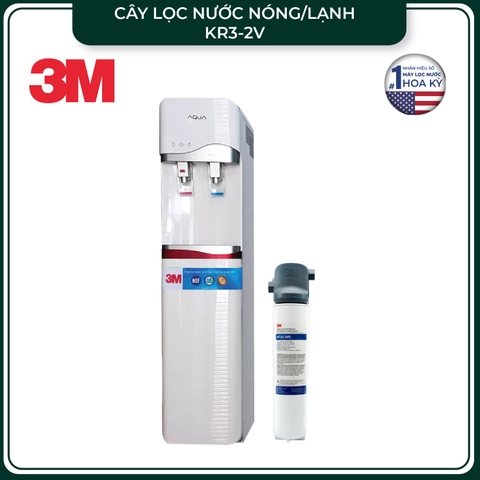 Cây Lọc Nước Nóng Lạnh 3M KR3-2V (Tích Hợp Máy Lọc Nước 3M BREW120-MS)