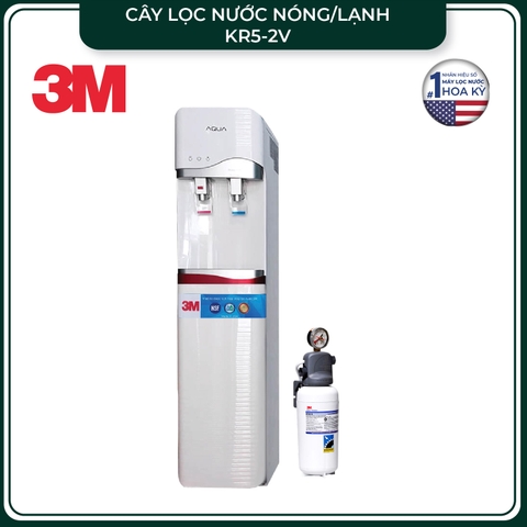 Cây Lọc Nước Nóng Lạnh 3M KR5-2V (Tích Hợp Máy Lọc Nước 3M ICE140-S)