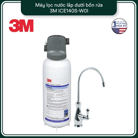 Máy Lọc Nước Lắp Dưới Bồn Rửa 3M ICE140S-WOI Kèm Vòi 3M