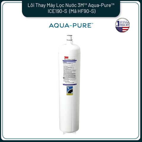 Lõi Thay Cho Máy Lọc Nước Công Suất Lớn 3M ICE190-S & DP190 (Mã HF90-S)