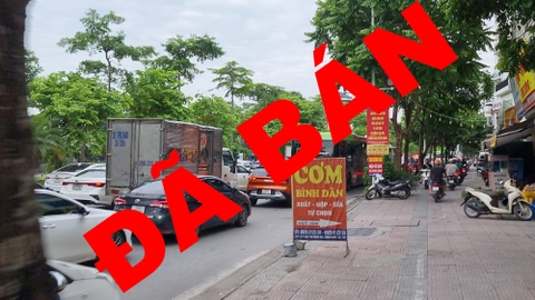 Bán nhà mặt phố Cổ Linh, Thạch Bàn, DT 98m2, MT 4.5m, đường 50m, SĐCC, ĐÃ BÁN