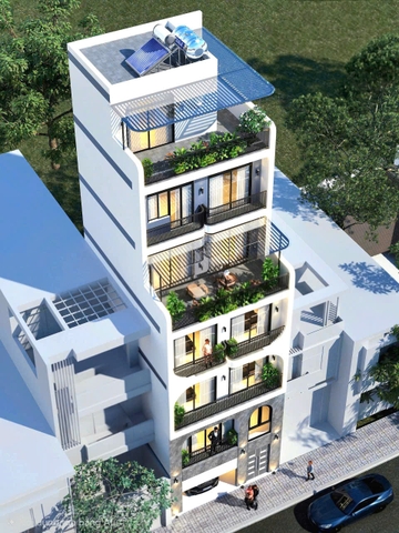 Bán nhà phố Thạch Bàn, gần Hồ Thạch Bàn, 7 tầng, DT 60m2, MT 6.7m, 4PN, thang máy