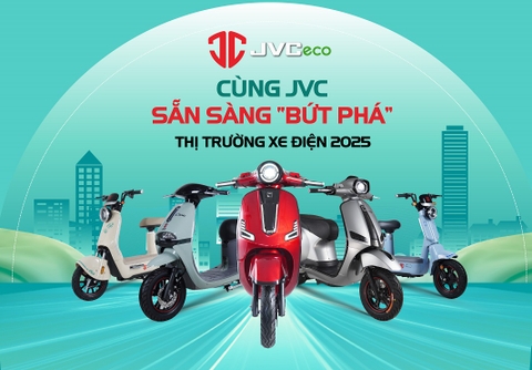 Bứt phá thị trường xe điện 2025 cùng JVC