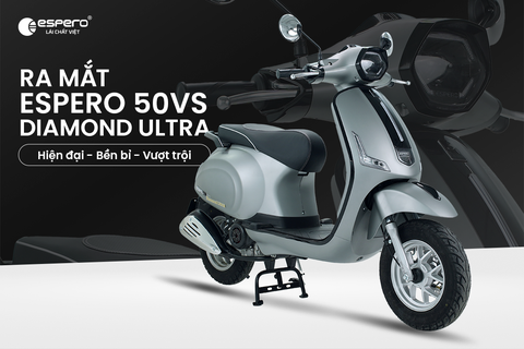 ESPERO DETECH RA MẮT XE MÁY 50CC: 50VS DIAMOND ULTRA KHÔNG CẦN BẰNG LÁI
