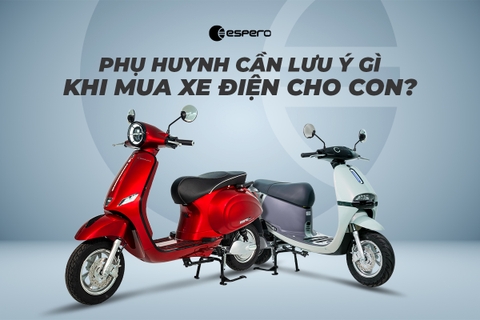 PHỤ HUYNH CẦN LƯU Ý GÌ KHI MUA XE ĐIỆN CHO CON?