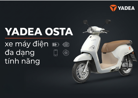 Yadea Osta – xe máy điện đa dạng tính năng