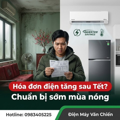 Hóa đơn điện tăng vọt sau Tết: Nguyên nhân và cách chuẩn bị sớm mùa nóng tại Bắc Giang