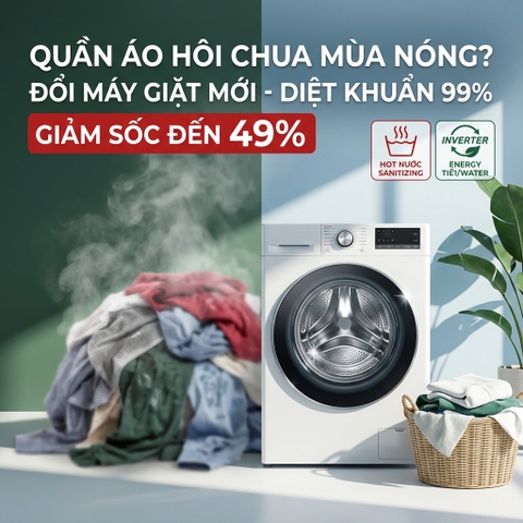 Hướng Dẫn Cách Giặt Quần Áo Sạch Thơm, Hết Mùi Hôi Chua Vào Mùa Nồm Nóng Tại Bắc Giang