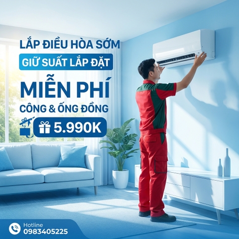 Lắp Điều Hòa Sớm Tại Bắc Giang: Giữ Suất Lắp Đặt, Chuẩn Bị Sớm Mùa Nóng