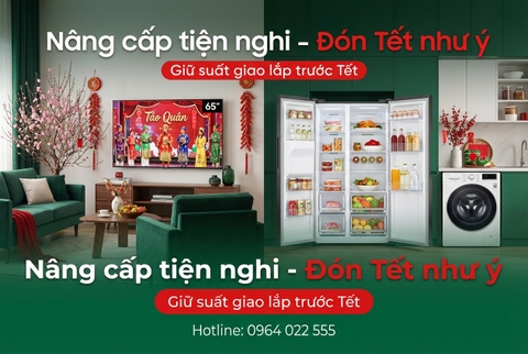 Gia đình đông người ở Bắc Giang nên nâng cấp thiết bị điện máy nào đón Tết 2026?