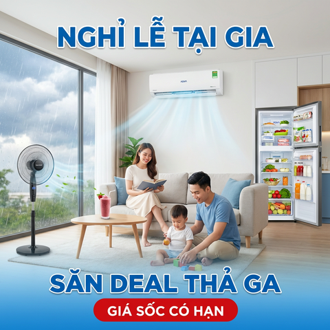 Nghỉ Lễ Tại Gia, Mát Mẻ Trọn Vẹn: Thiết Bị Điện Máy Nào Cần Sắm Ngay Ở Bắc Giang?
