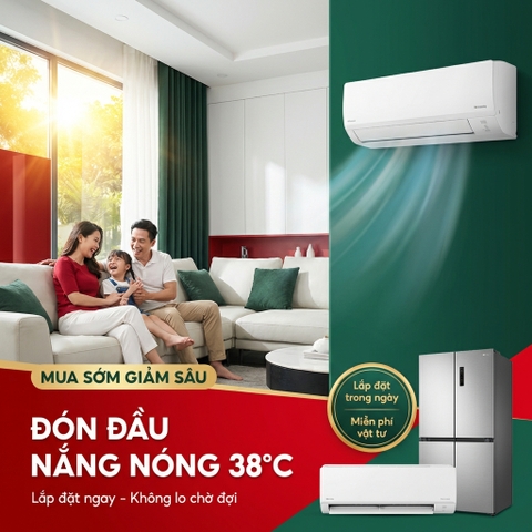 Vì sao nên mua điện máy đầu tháng 4? Bí quyết đón đầu nắng nóng 38°C tại Bắc Giang