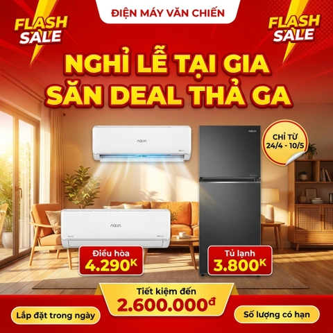 Nghỉ Lễ Tại Gia - Săn Deal Thả Ga: Chốt Ngay Điều Hòa, Tủ Lạnh Giá Rẻ Tại Bắc Giang