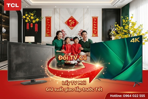 Đổi TV cũ lấy TV mới đón Tết 2026: Giải pháp tối ưu chi phí tại Bắc Giang