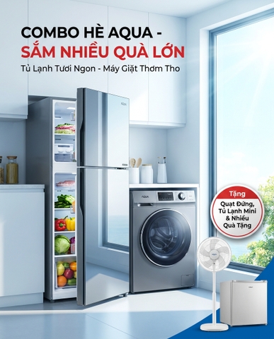 Bí quyết giữ thực phẩm tươi ngon và quần áo thơm tho mùa nóng ẩm Bắc Giang cùng combo AQUA