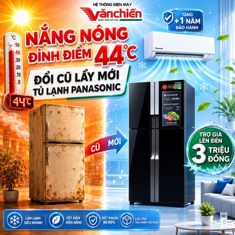 Nhiệt độ chạm đỉnh 44 độ: Dấu hiệu cảnh báo đã đến lúc phải đổi cũ lấy mới điều hòa, tủ lạnh
