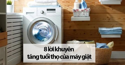 8 lời khuyên để tăng tuổi thọ của máy giặt bạn nên biết