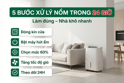 Checklist 5 bước xử lý nồm trong 24 giờ