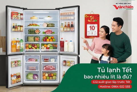 Tủ Lạnh Tết Bao Nhiêu Lít Là Đủ Cho Gia Đình Bắc Giang? Bí Quyết Chọn Mua Kịp Thời Tiết Rét Mưa