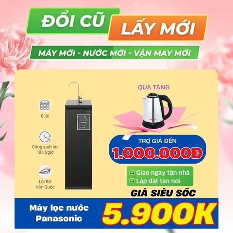 Máy lọc nước RO Panasonic TK-CA811K-VN 6 lõi