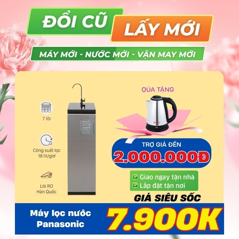 Máy lọc nước RO Panasonic 7 lõi TK-CA813F-VN