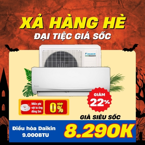 Điều hòa Daikin 9000BTU FTF25XAV1V/RF25XAV1V
