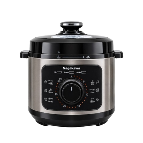 Nồi áp suất điện 5L inox 304 Nagakawa NEP5279