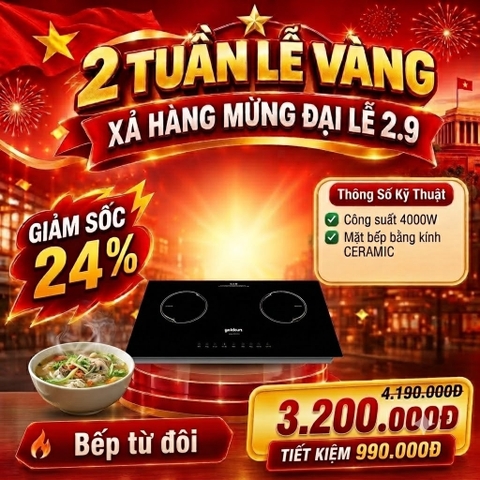 Bếp từ đôi Goldsun GDI7410