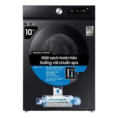 Máy giặt Samsung Bespoke AI EcoBubble Inverter 10 kg WW10DB7U34GBSV