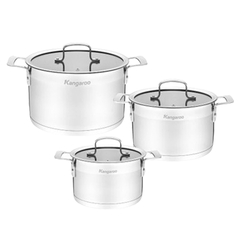 Bộ nồi Inox 5 đáy Kangaroo KG2IP3S5